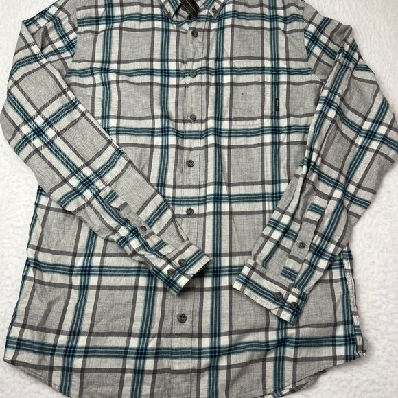 Eddie Bauer Men's Tall Flannel Shirt Sz Tall Large Classic Fit Wild River - Picture 1 of 9